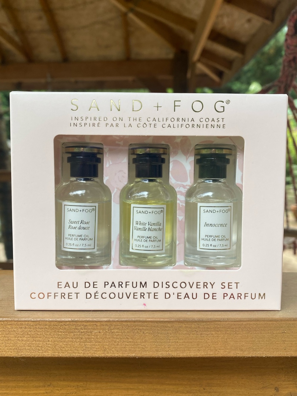 Sand + Fog Eau de Parfum Discovery Set - Sweet Rose, White Vanilla and Innocence